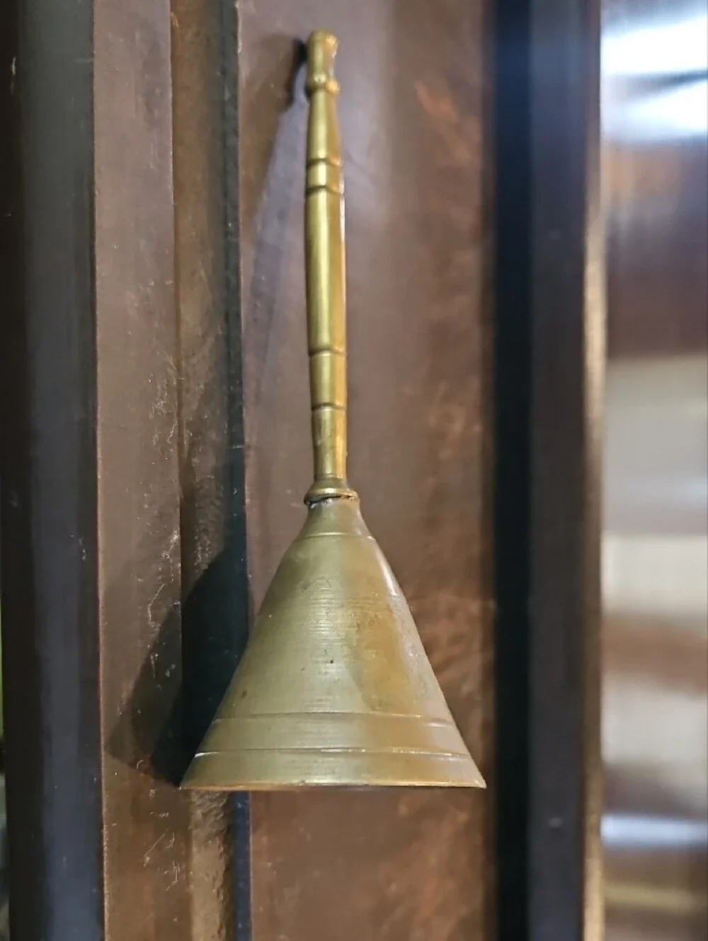 Brass Table Bell — Classic Gold Finish